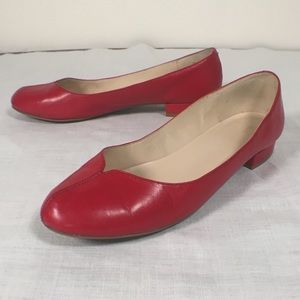Red Nine West Ballet Flats Women’s